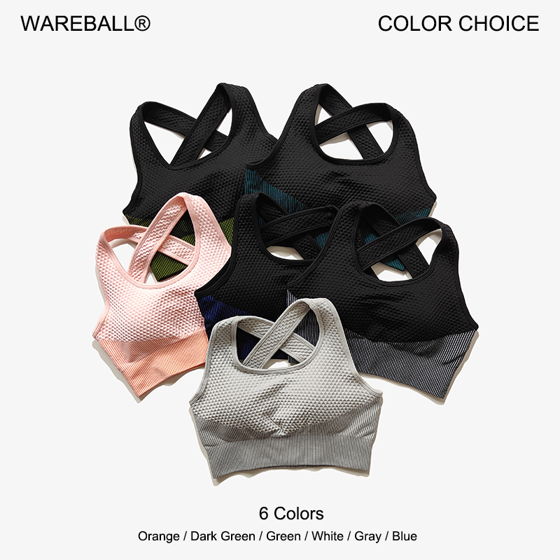 Rugged Sport Strap - Wareball 6 cores yoga sutiã esportivo
