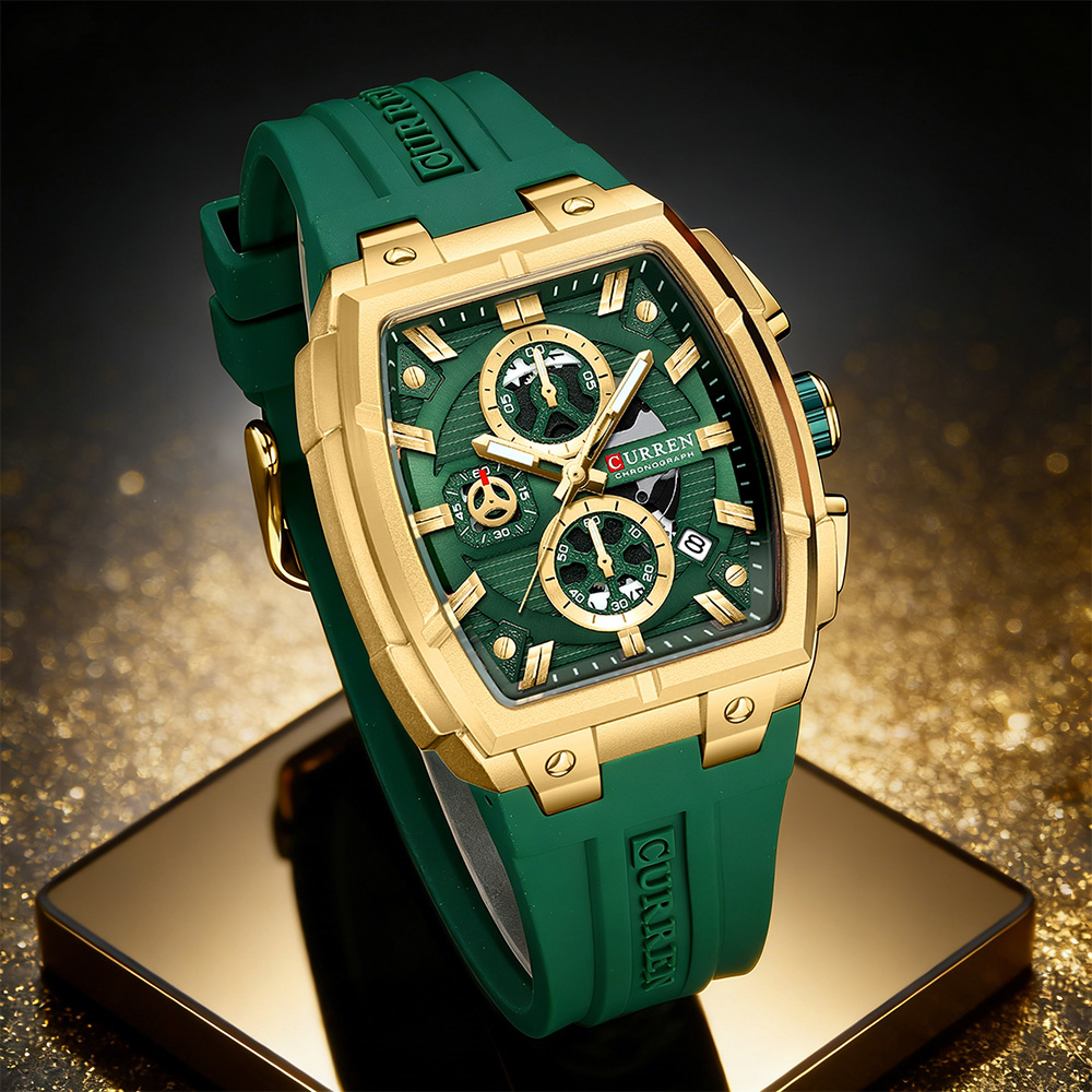 Accessories With Watch - Relógio de Luxo Vintage CURREN para