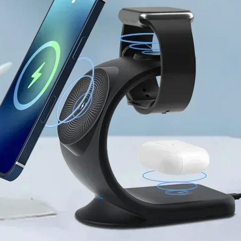 Wireless Charger Watch - Carregador magnético sem fio 3 em