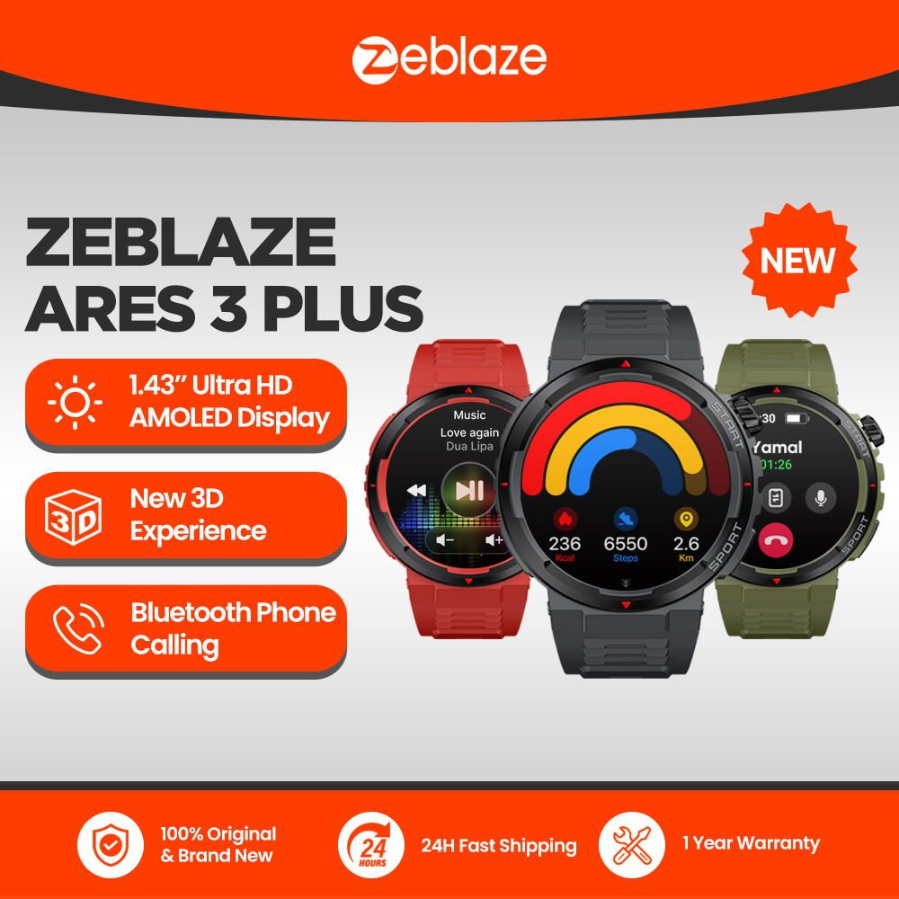 Smartwatch Faces - Novo zeblaze ares 3 plus 1.43