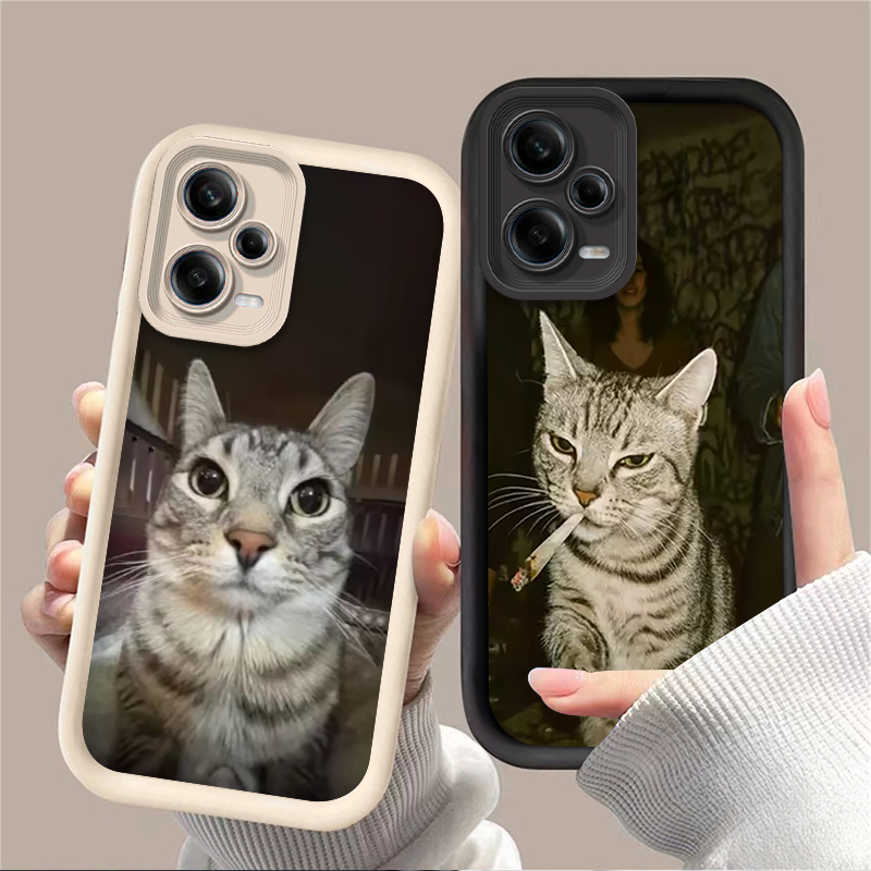 Xiaomi Redmi Note 14 - Capa de Celular Moderna com Gato