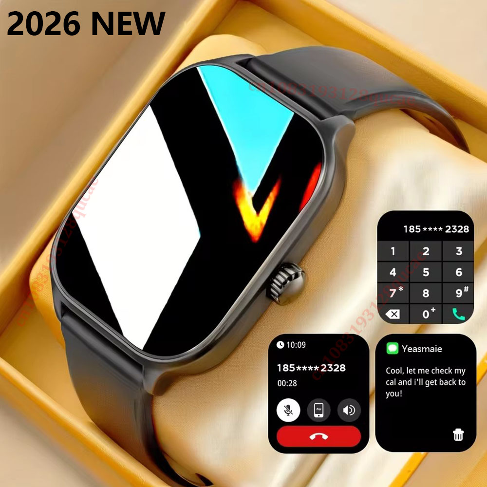 Smartwatch X12 - Novo Smartwatch 2026 com Chamada Bluetooth,