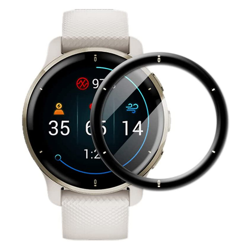 Garmin Smartwatch Accessories - Película protetora de borda curvada 3D