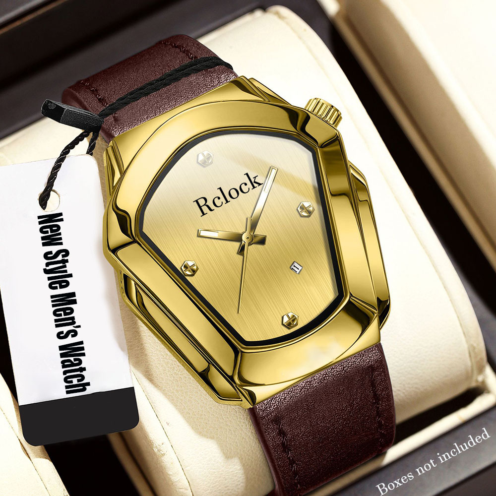 Leather Classic Strap - 1 relógio masculino elegante com mostrador