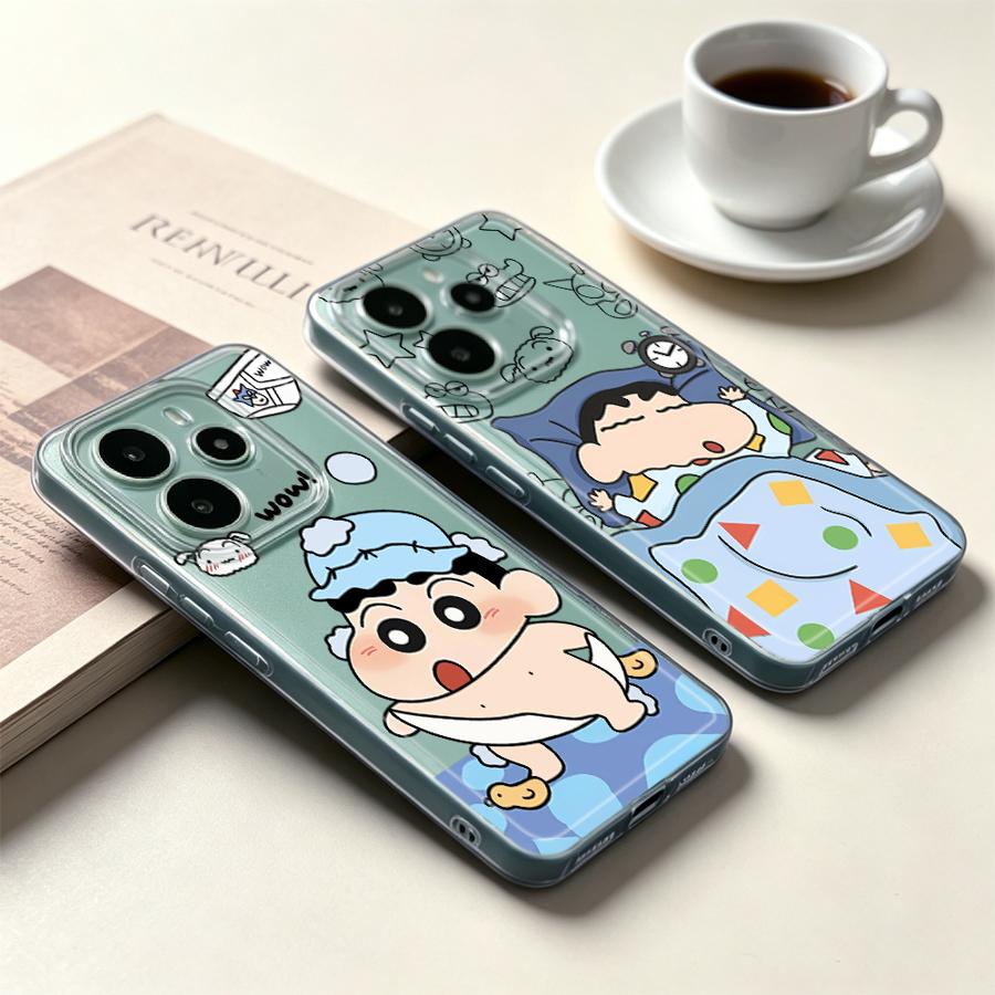 Xiaomi Redmi Note 14 - Capa Fofa Shin-Chan para Xiaomi Redmi