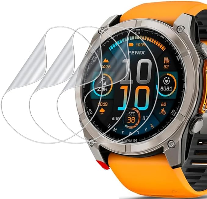 1-3 Peças de Película de Hidro - Garmin Smartwatch Accessories avaliação e preço