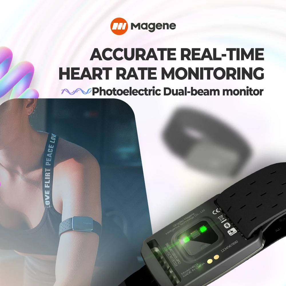 Magene h803 monitor de braçade - Rugged Sport Strap avaliação e preço