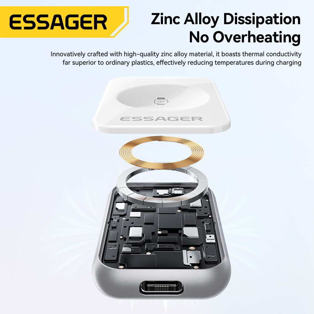 Carregador Sem Fio Magnético E - Wireless Charger Watch avaliação e preço