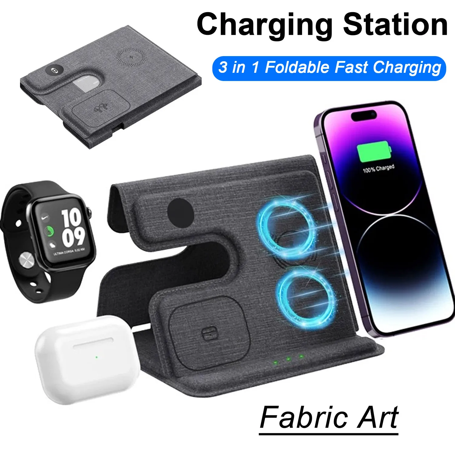 Estação de Carregamento Sem Fi - Wireless Charger Watch avaliação e preço