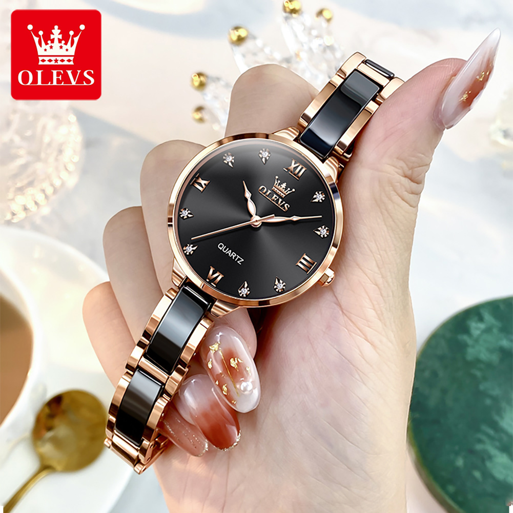 Olevs 5872 relógios femininos  - Accessories With Watch avaliação e preço