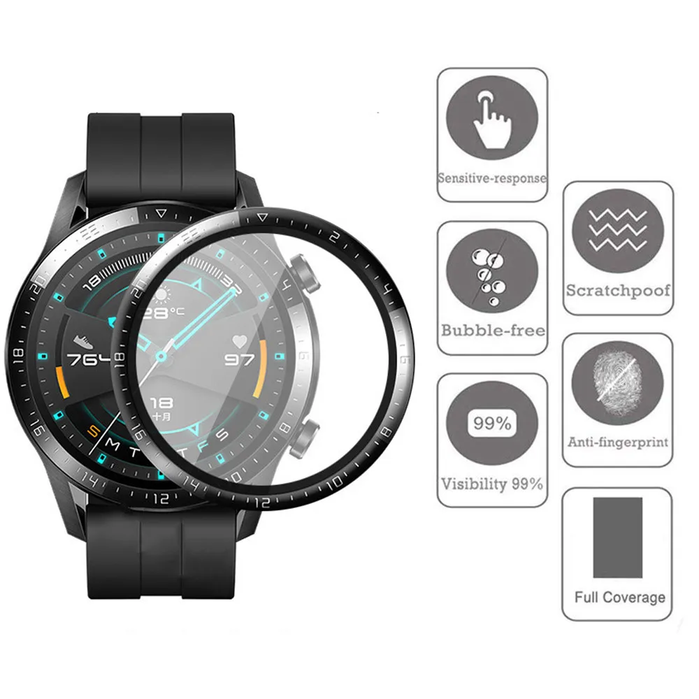 1-3 pces hd protetor de tela c - Garmin Smartwatch Accessories avaliação e preço