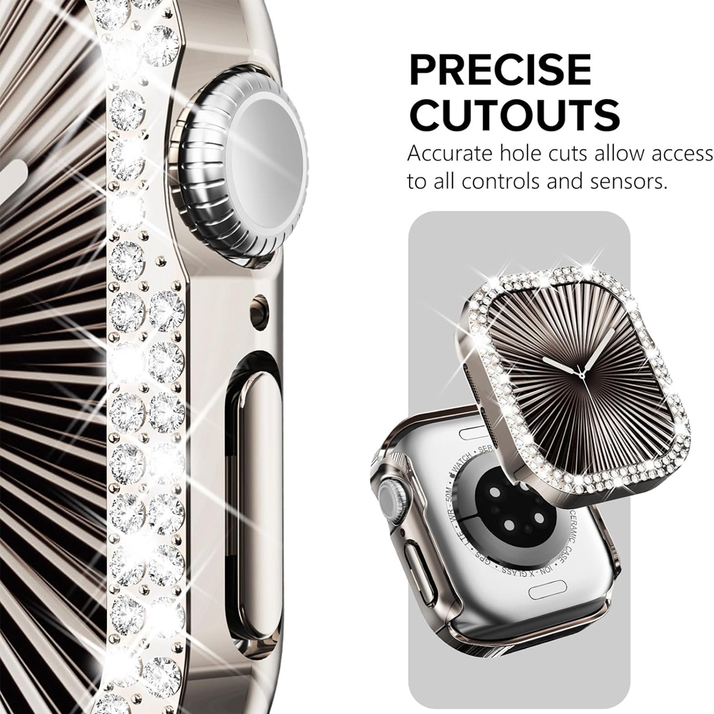 Capa para Apple Watch 42mm 46m - Smartwatch Watch Accessories For Women avaliação e preço