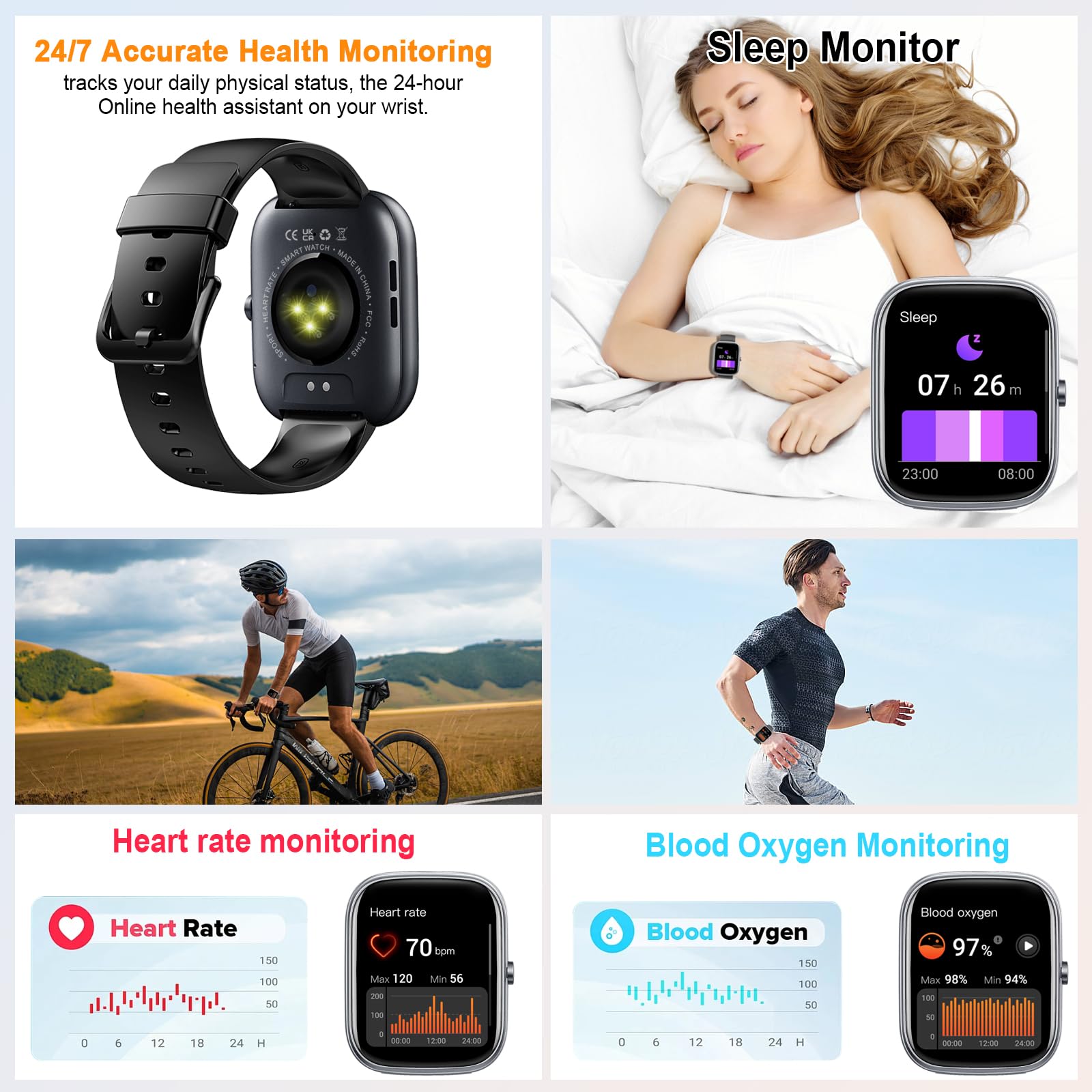 Relógio inteligente, smartwatc - Smartwatch Faces avaliação e preço