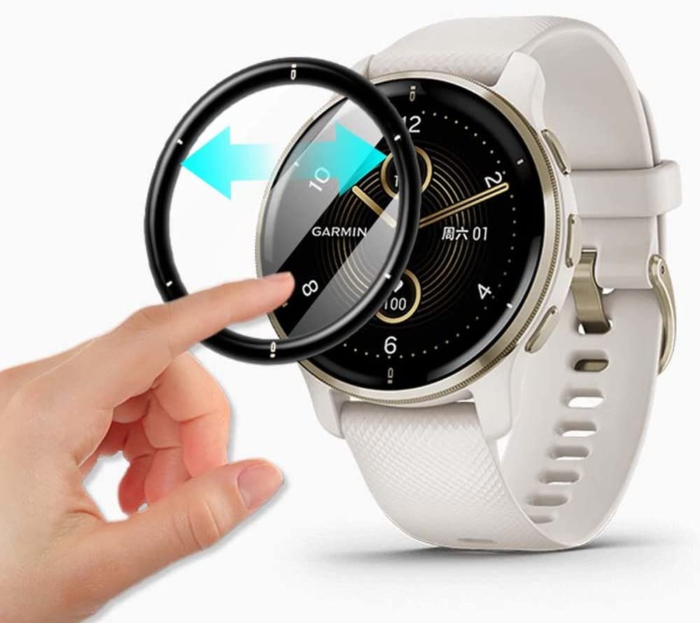 Película protetora de borda cu - Garmin Smartwatch Accessories avaliação e preço