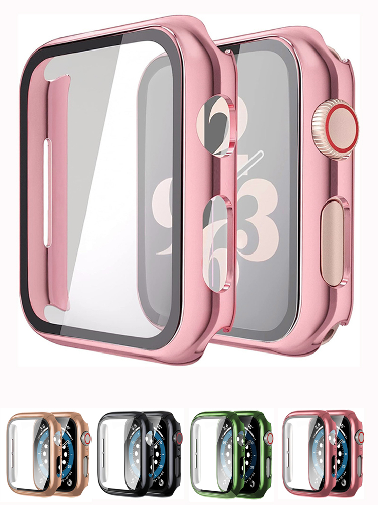 Vidro + capa para apple watch  - Smartwatch Watch Accessories For Women avaliação e preço
