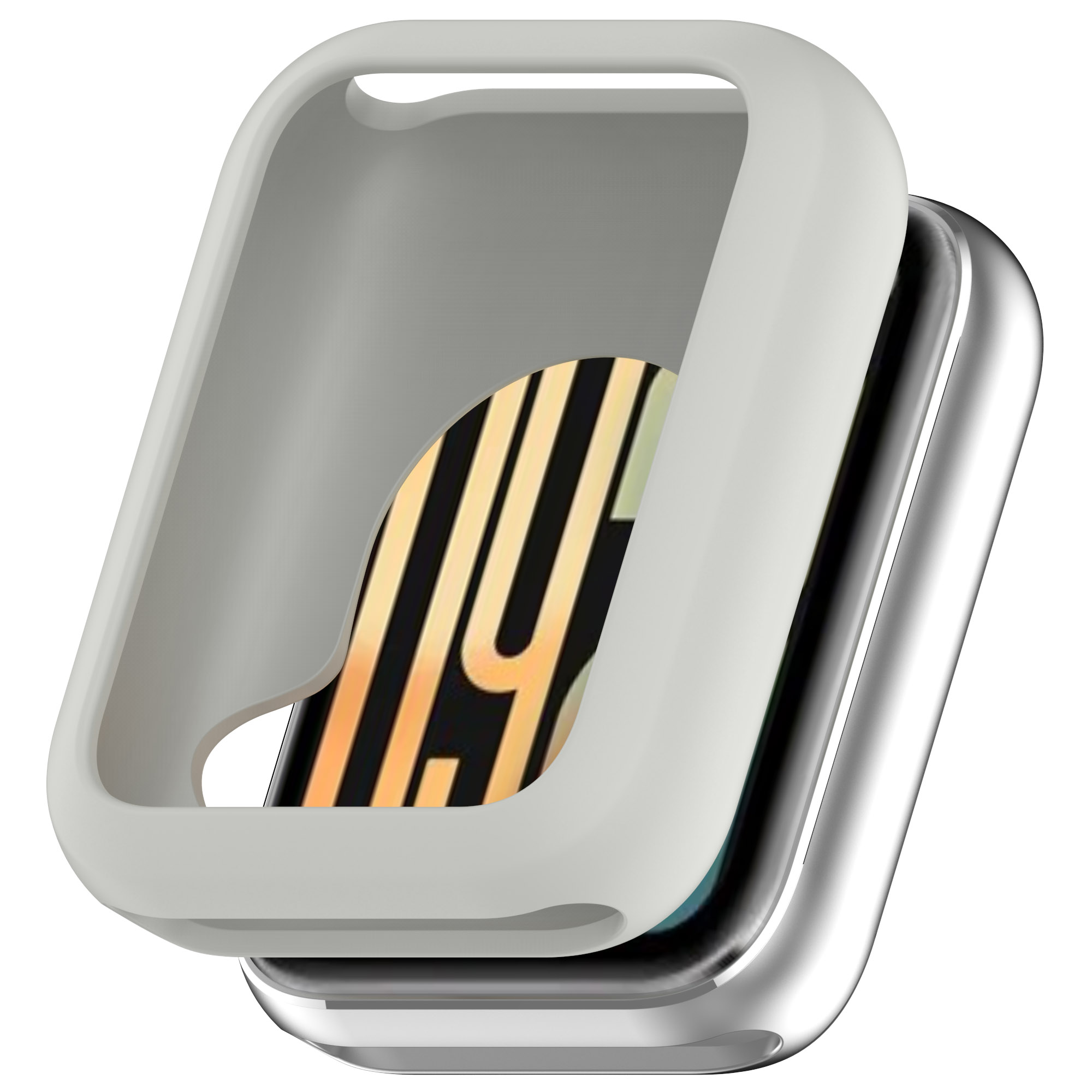 Capa de silicone para xiaomi m - Xiaomi Smartwatch Accessories avaliação e preço