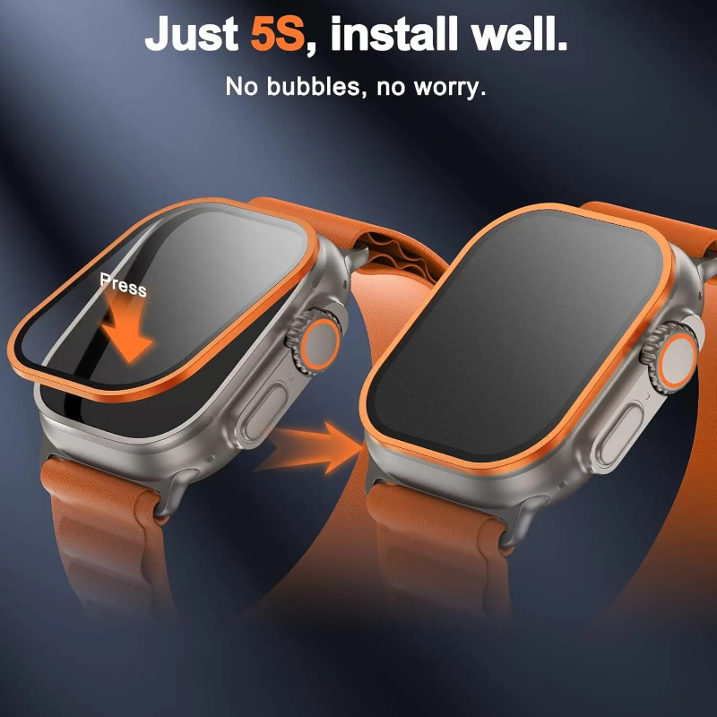 Vidro temperado para Apple Wat - Smartwatch Watch Accessories For Women avaliação e preço